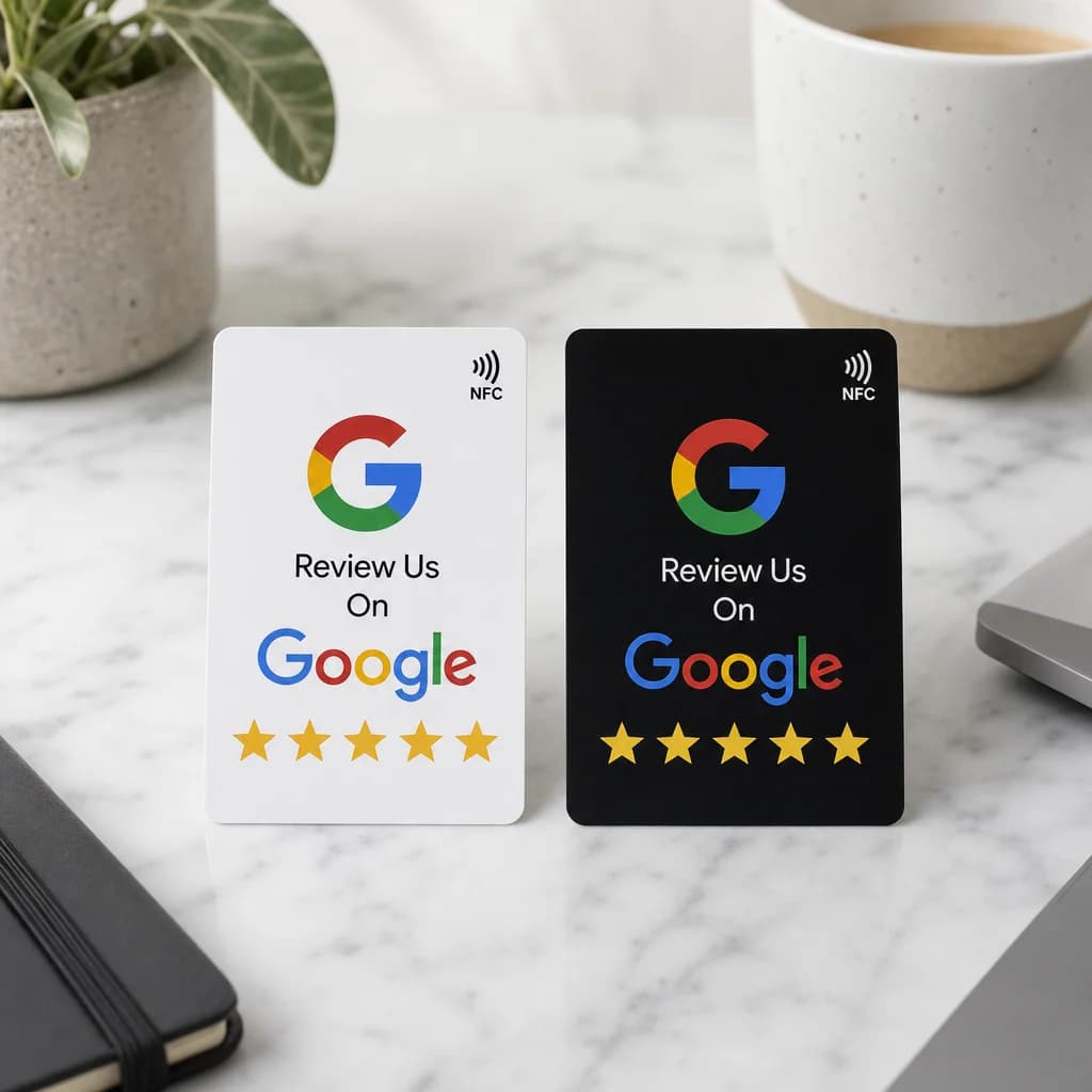 Google Review NFC Card — Wallet Size