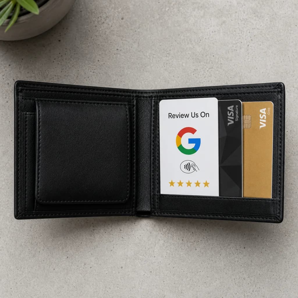Google Review NFC Card — Wallet Size 4