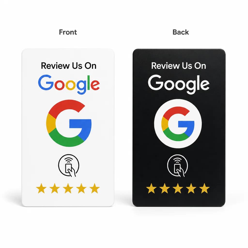 Google Review NFC Card — Wallet Size 2